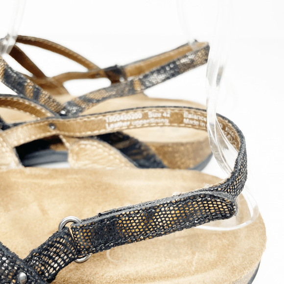 Dansko Black and Tan Strappy Sandals - Picture 4 of 7